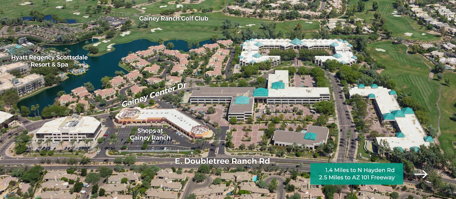 Gainey Ranch Aerial Image